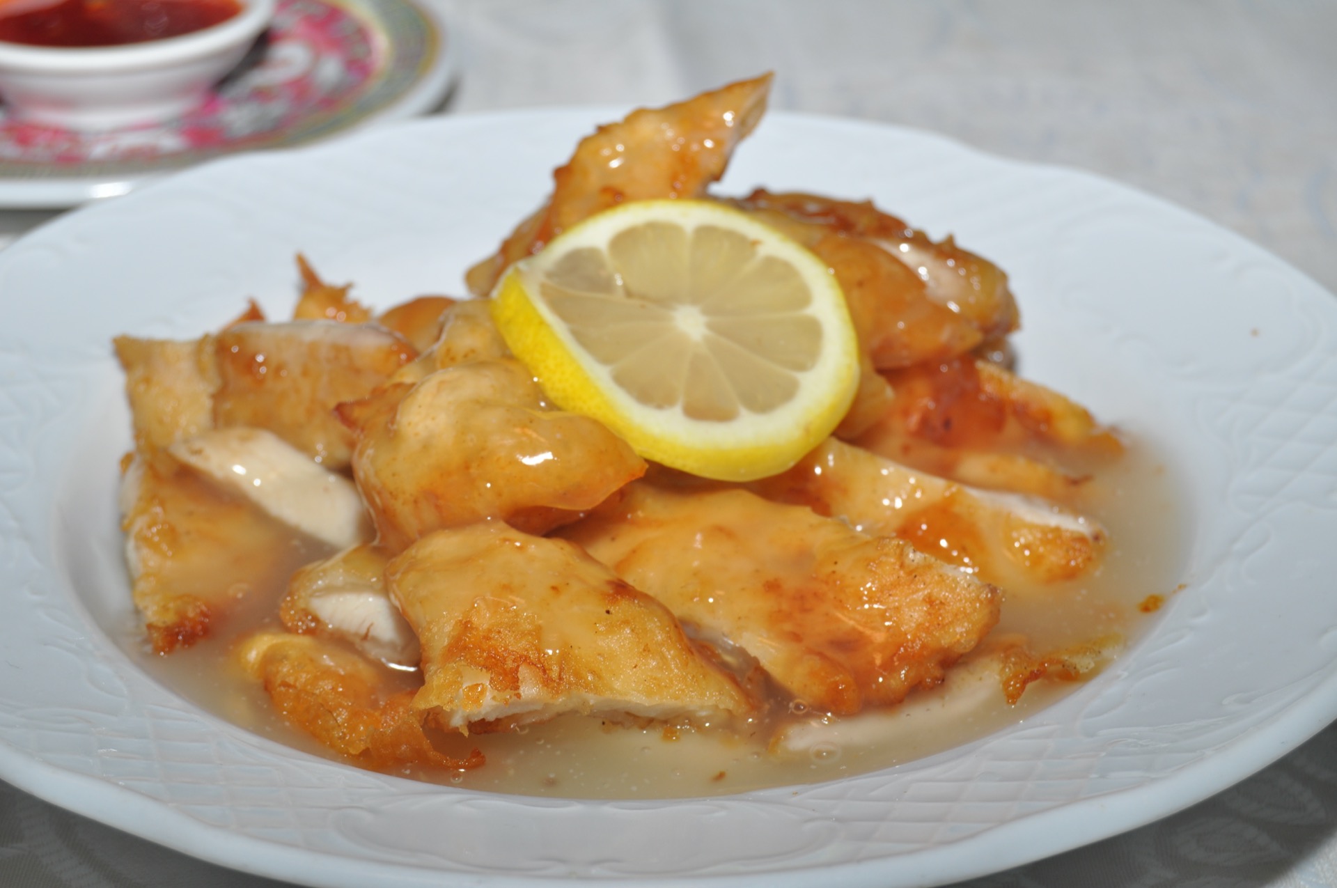 Pollo con limón